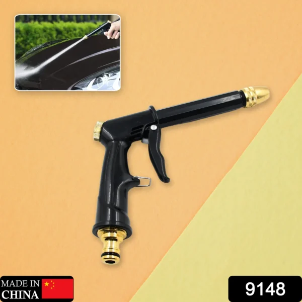 Plastic Body, Metal Trigger & Brass Nozzle Water Spray Gun For Water Pipe