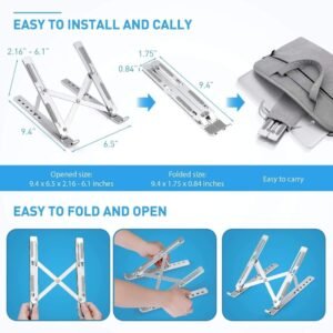 Foldable Aluminium Laptop Stand Office & Stationery