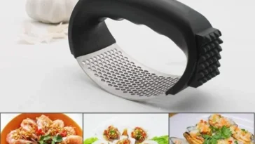 2-in-1 Garlic Crusher and Garlic Press