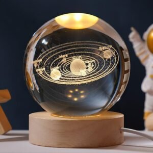 3D Crystal Ball Night Lamp Home Improvement