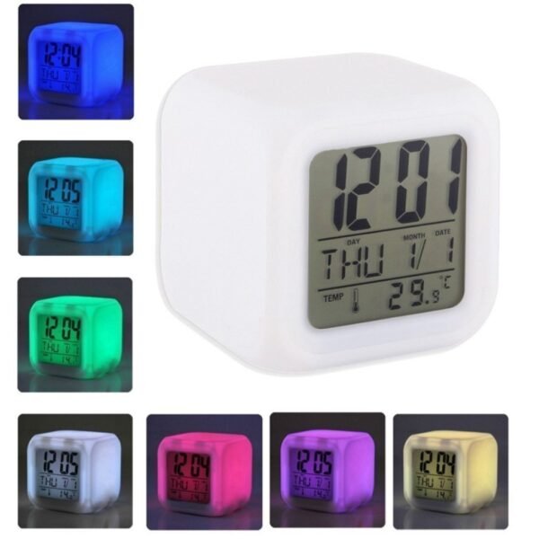 7 Color Change Clock Home Improvement