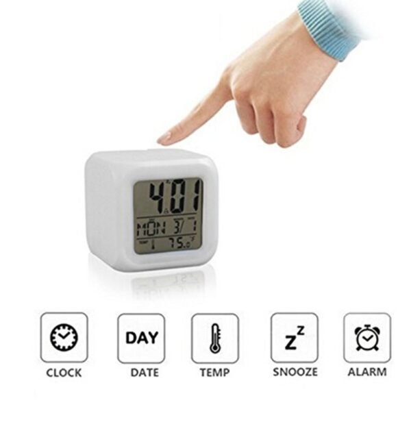 7 Color Change Clock Home Improvement